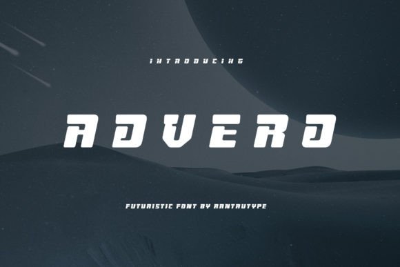 Advero: A Premium Display Font for Branding