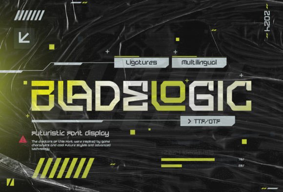 Blade Logic: A Futuristic Typeface for Modern Editorial Design