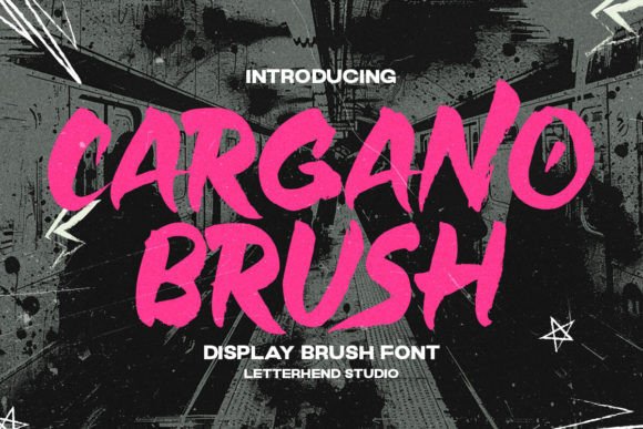 Cargano Brush Font: Bold Typography for Makers