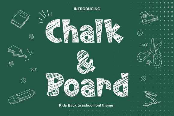 Chalk and Board Font