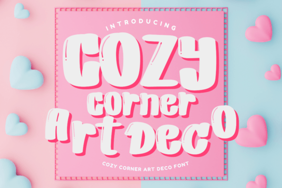 Cozy Corner Art Deco Font