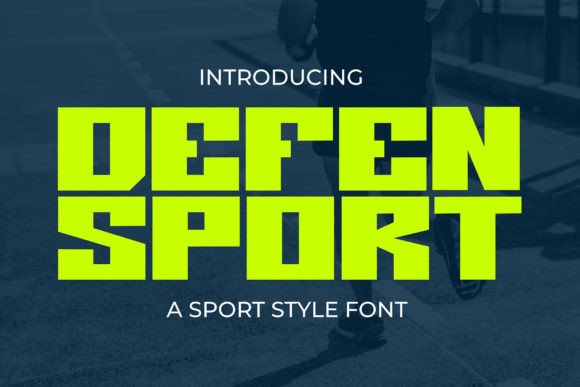 Defen Sport: A Dynamic Typeface for Bold Editorial Design