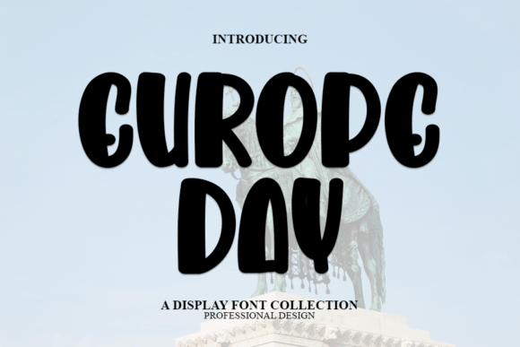 Europe Day Font for Editorial Design