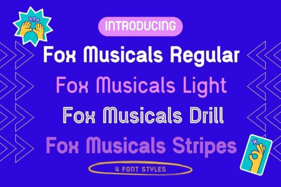 Fox Musicals: A Display Font for Creative Projects