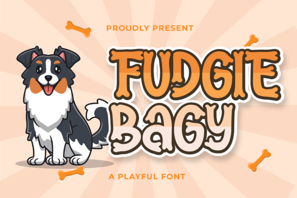 Fudgie Bagy: A Playful Display Font for Joyful Branding