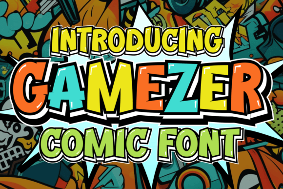 Gamezer: A Bold Display Font for Creative Projects