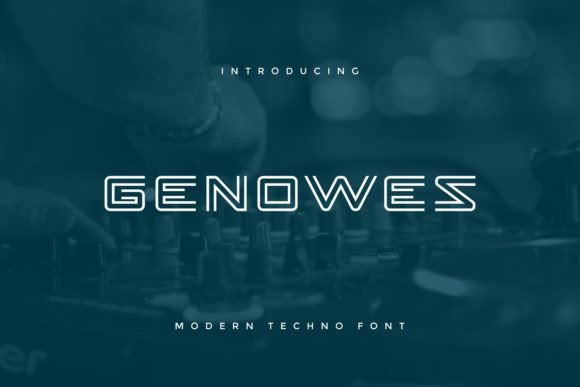Genowes: The Bold Display Font for Modern Branding