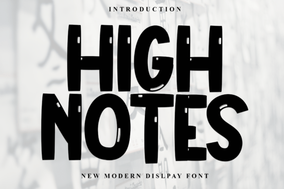 High Notes Font for Modern Design
