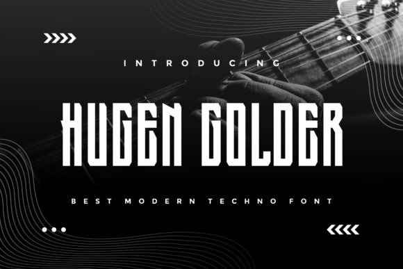Hugen Golder: The Modern Display Font for Crafters