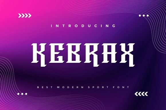 Kebrax Font: Bold Modern Type for Branding