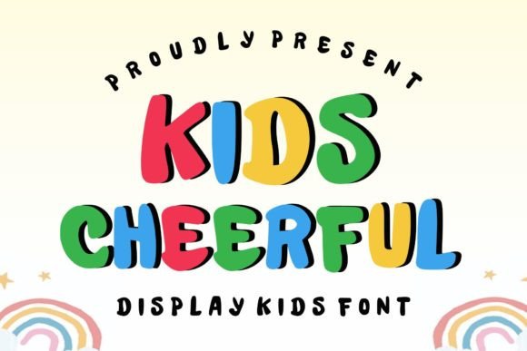 Kids Cheerful: A Friendly Display Font for Small Business Branding