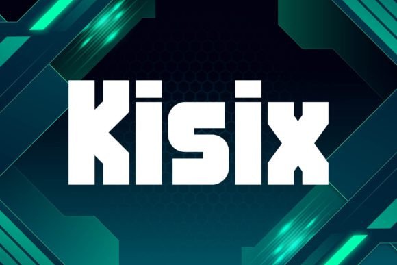 Kisix: A Gothic Display Font for Gaming and Brand Identity