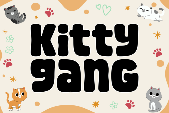 Kitty Gang Font for Creative Projects