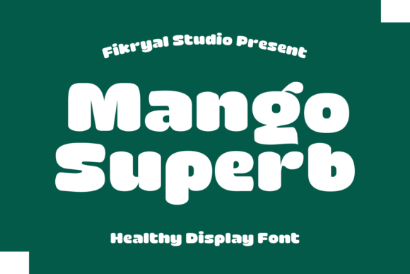 Mango Superb Font for Bold Branding