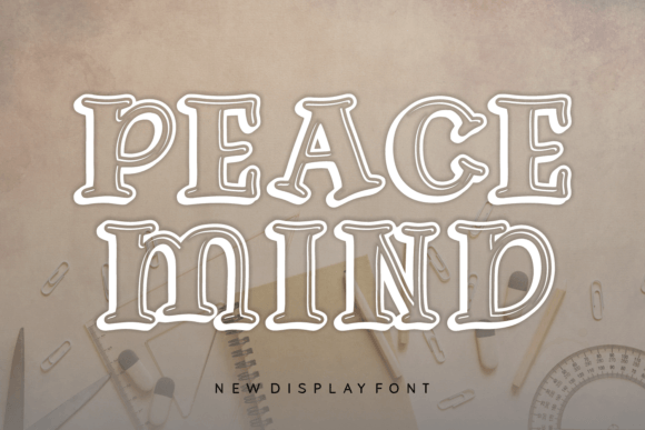 Peace Mind Font: Modern Display Type