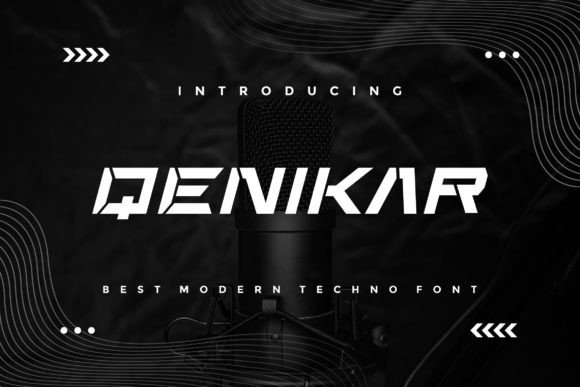 Qenikar: The Modern Display Font for Makers