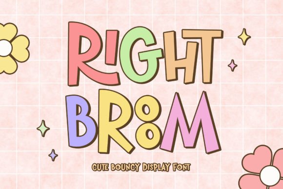 Right Broom: The Playful Display Font for Handmade Brands