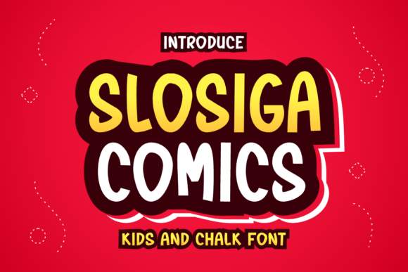 Slosiga Comics: The Quirky Display Font for Crafters