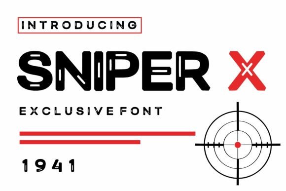 Sniper X Font Review