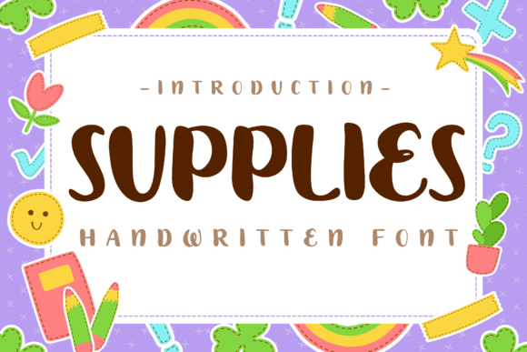 Supplies: The Perfect Handwritten Font for Crafters