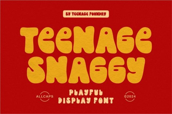 Teenage Snaggy Font Review