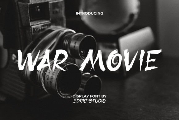 War Movie Font for Bold Branding