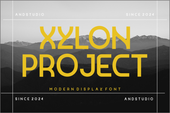 Xylon Project Font for Business Branding